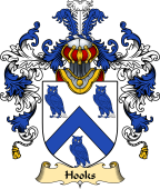 Welsh Family Coat of Arms (v.25) Hooks (of Conwy, Caernarfonshire)