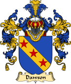 Irish Family Coat of Arms (v.25a) Dawson