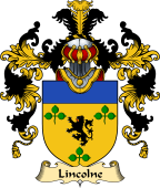Irish Family Coat of Arms (v.25a) Lincolne