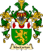 Irish Family Coat of Arms (v.25a) MacCartan or MacArtan